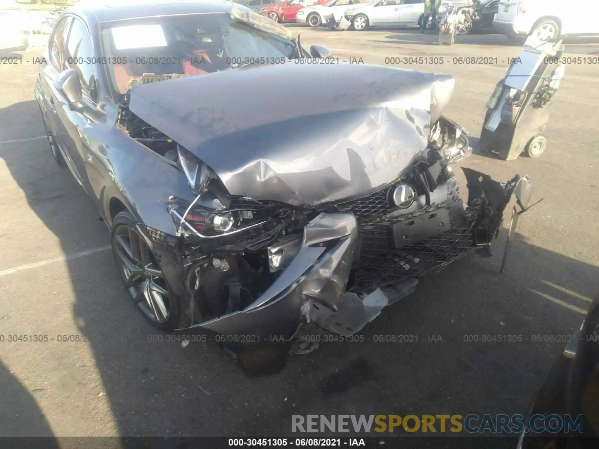 6 Photograph of a damaged car JTHBA1D23K5099621 LEXUS IS 2019