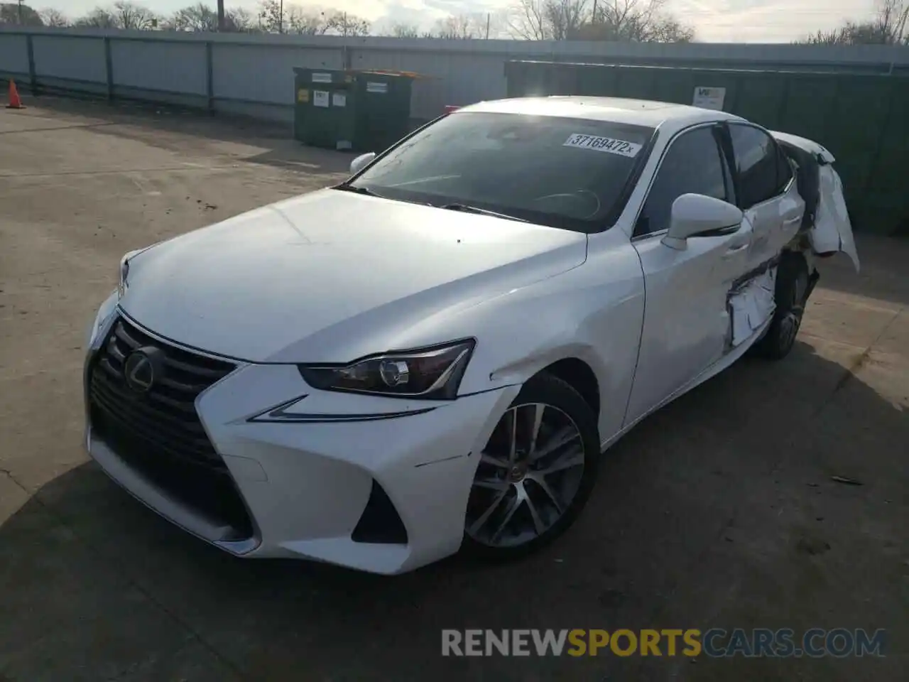 2 Photograph of a damaged car JTHBA1D23K5100752 LEXUS IS 2019