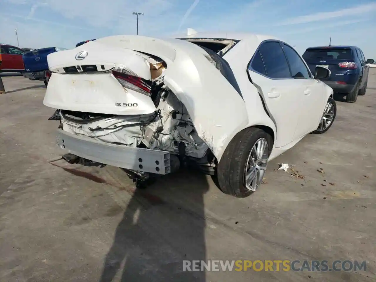 4 Photograph of a damaged car JTHBA1D23K5100752 LEXUS IS 2019