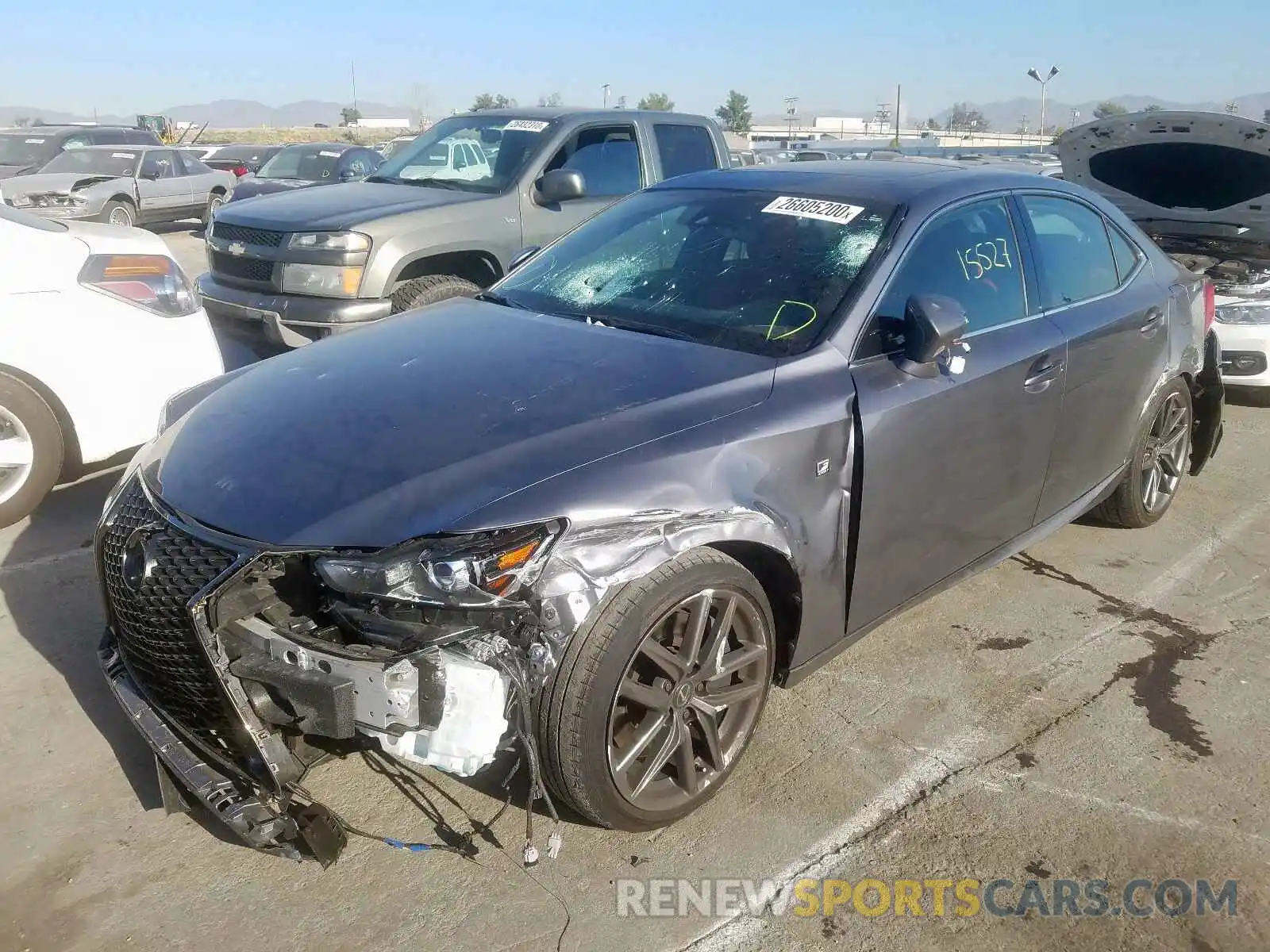 2 Photograph of a damaged car JTHBA1D24K5084061 LEXUS IS 2019