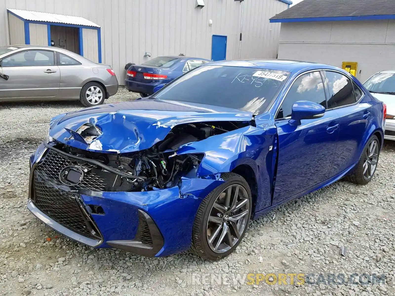 2 Фотография поврежденного автомобиля JTHBA1D24K5084898 LEXUS IS 2019