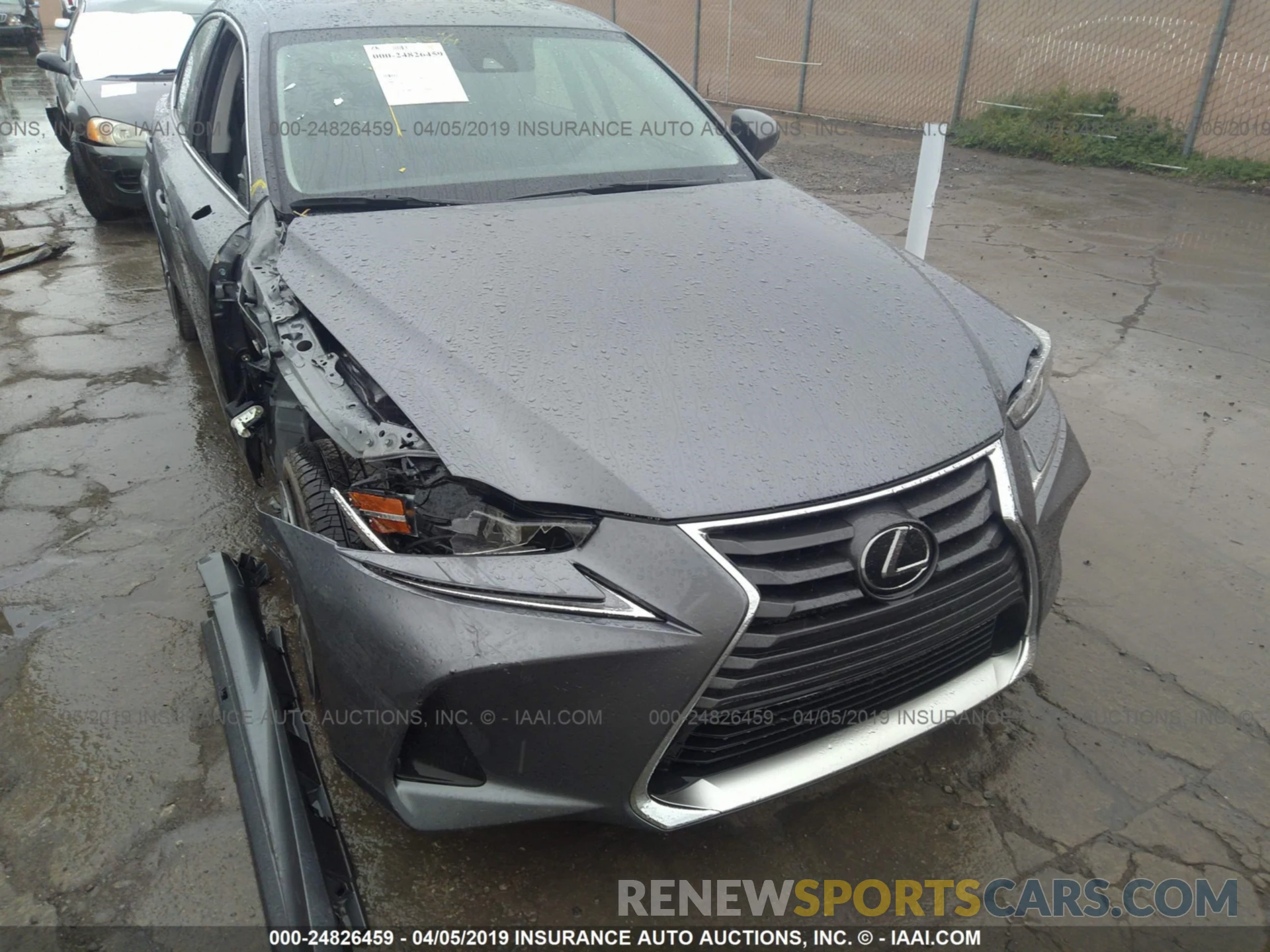 1 Photograph of a damaged car JTHBA1D24K5085100 LEXUS IS 2019