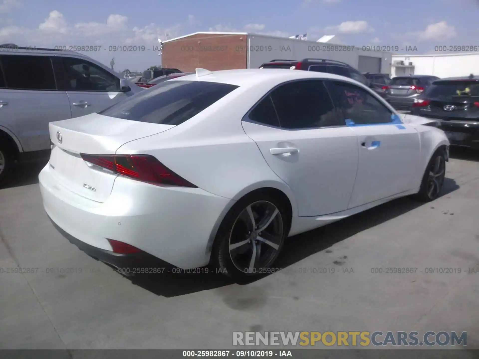 4 Photograph of a damaged car JTHBA1D24K5086781 LEXUS IS 2019