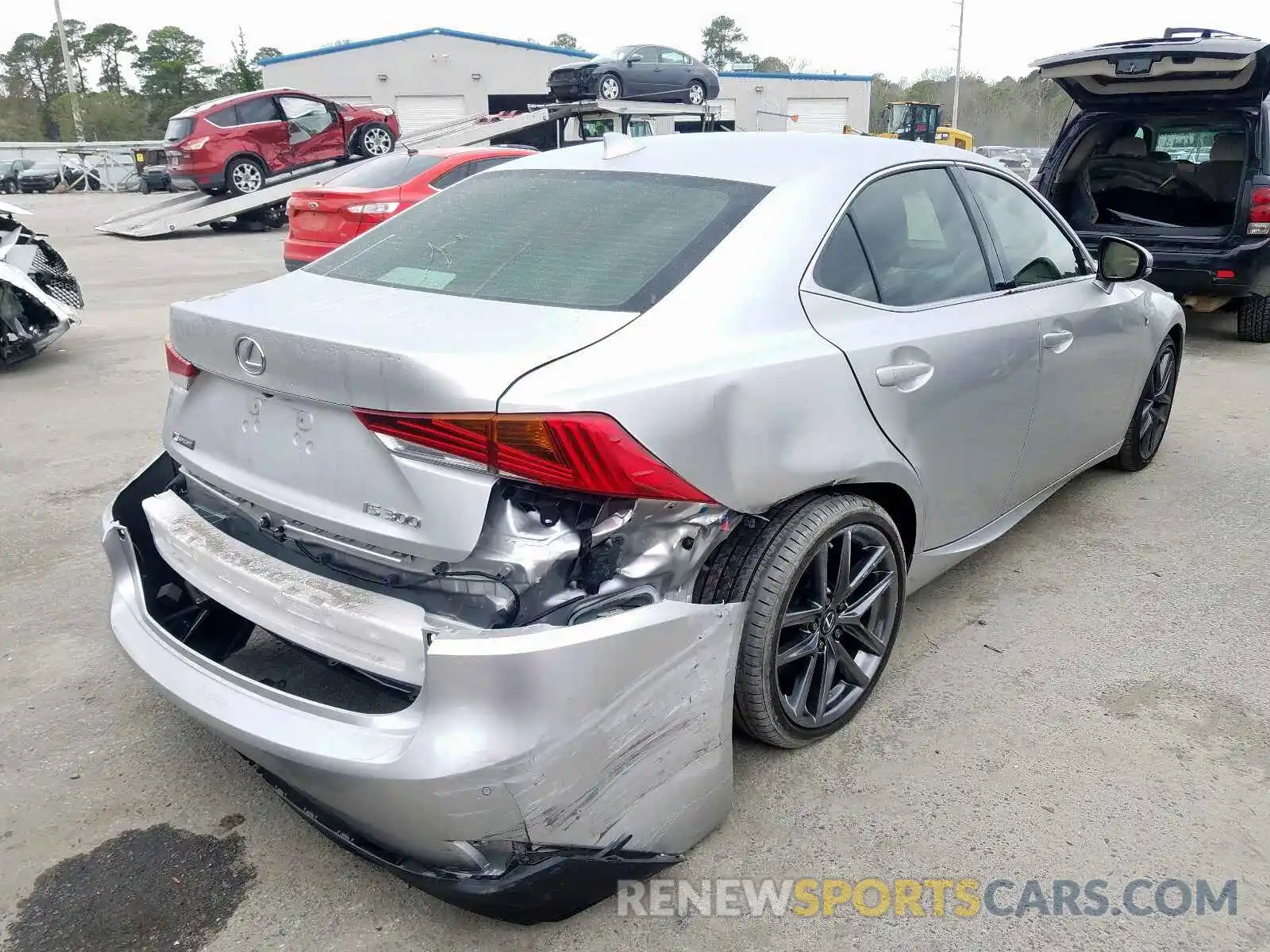 4 Photograph of a damaged car JTHBA1D24K5086831 LEXUS IS 2019