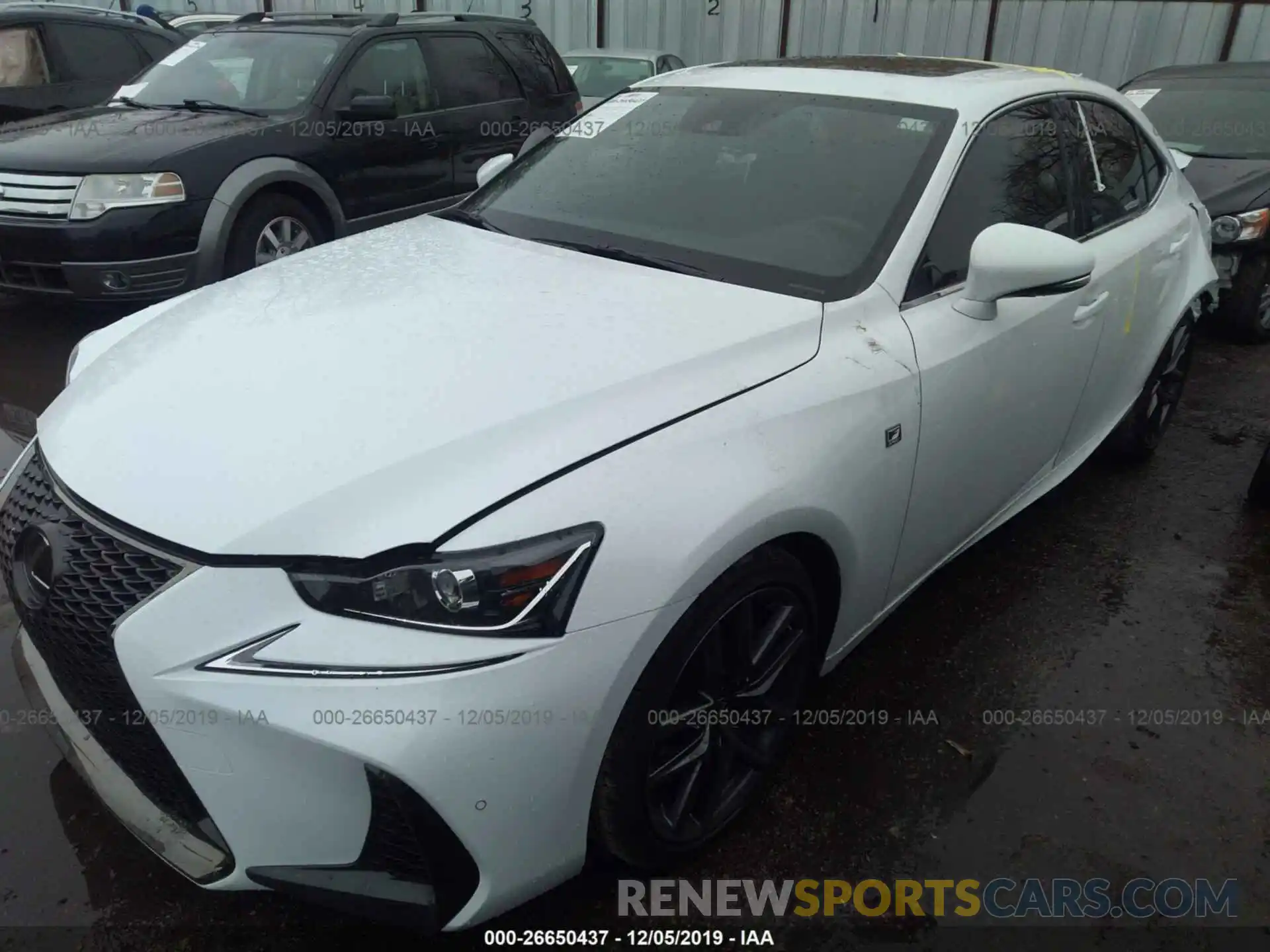 2 Photograph of a damaged car JTHBA1D24K5087235 LEXUS IS 2019