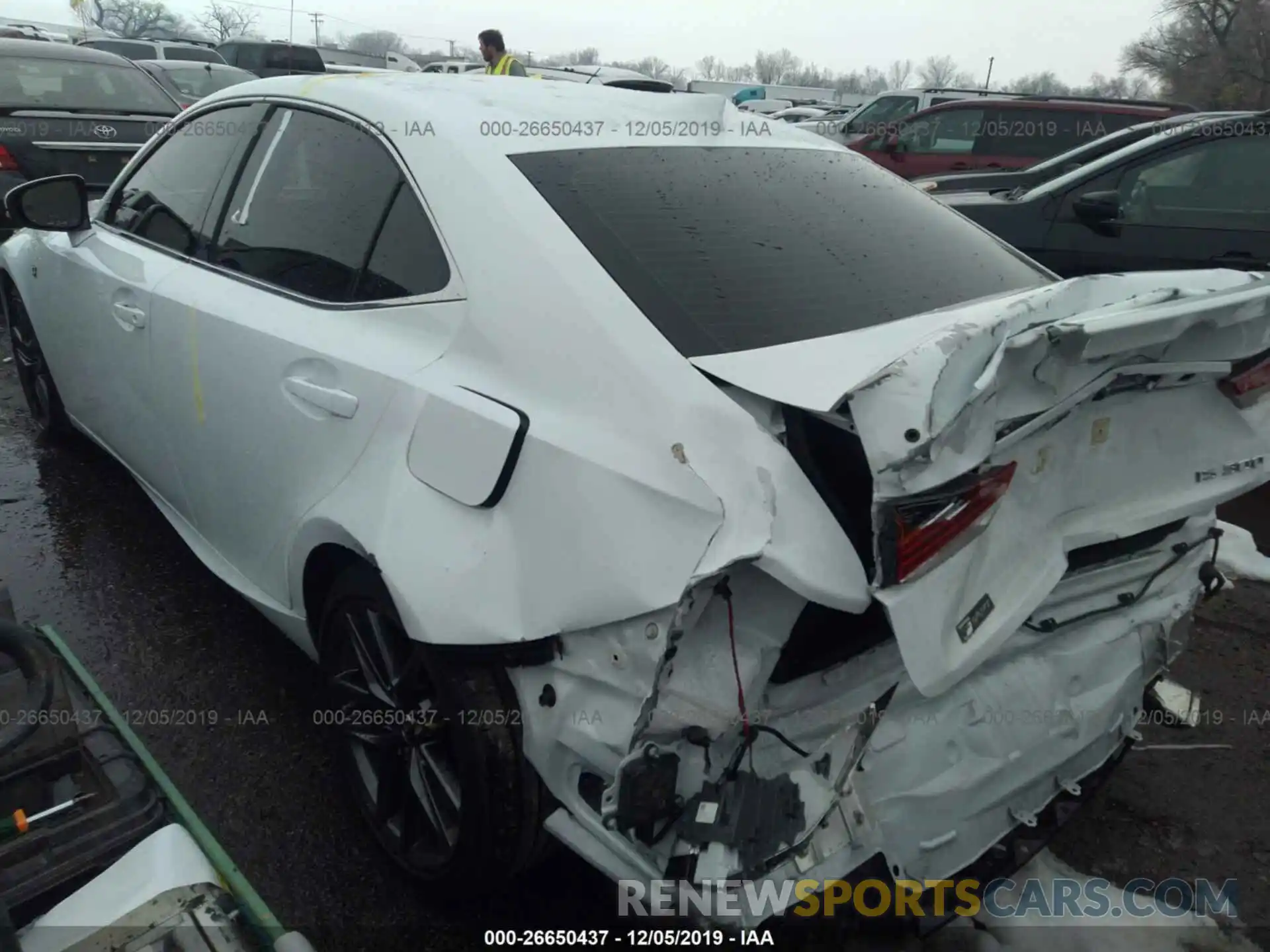 3 Photograph of a damaged car JTHBA1D24K5087235 LEXUS IS 2019