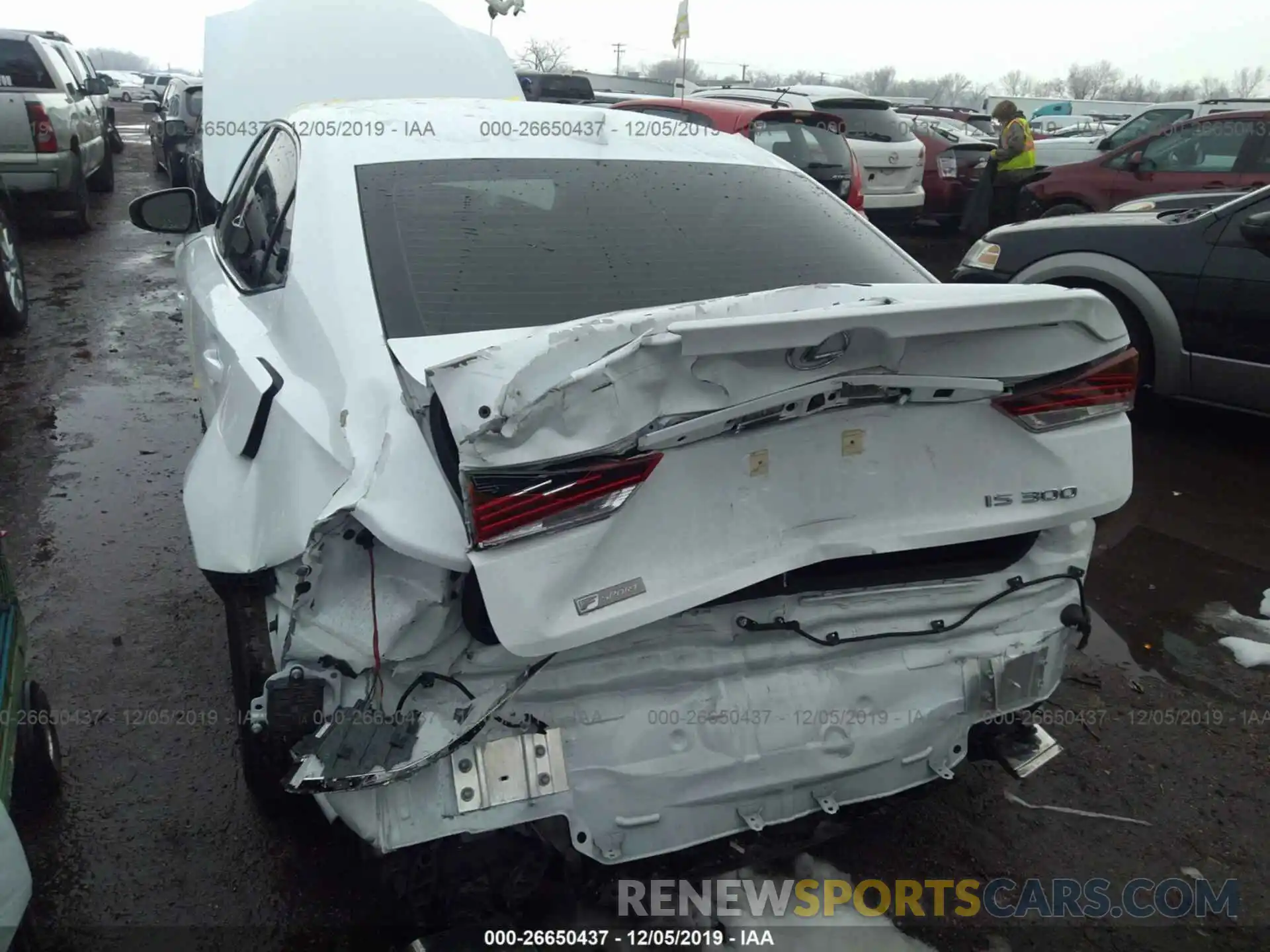 6 Photograph of a damaged car JTHBA1D24K5087235 LEXUS IS 2019