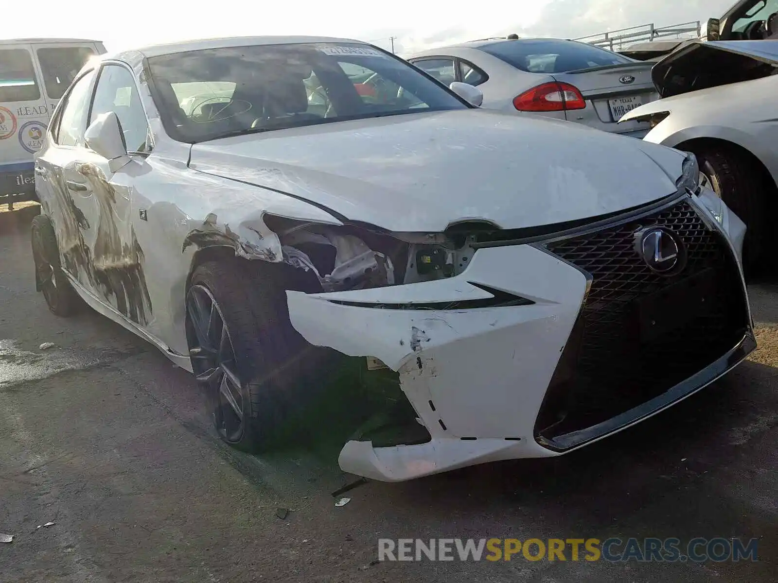 1 Photograph of a damaged car JTHBA1D24K5087655 LEXUS IS 2019