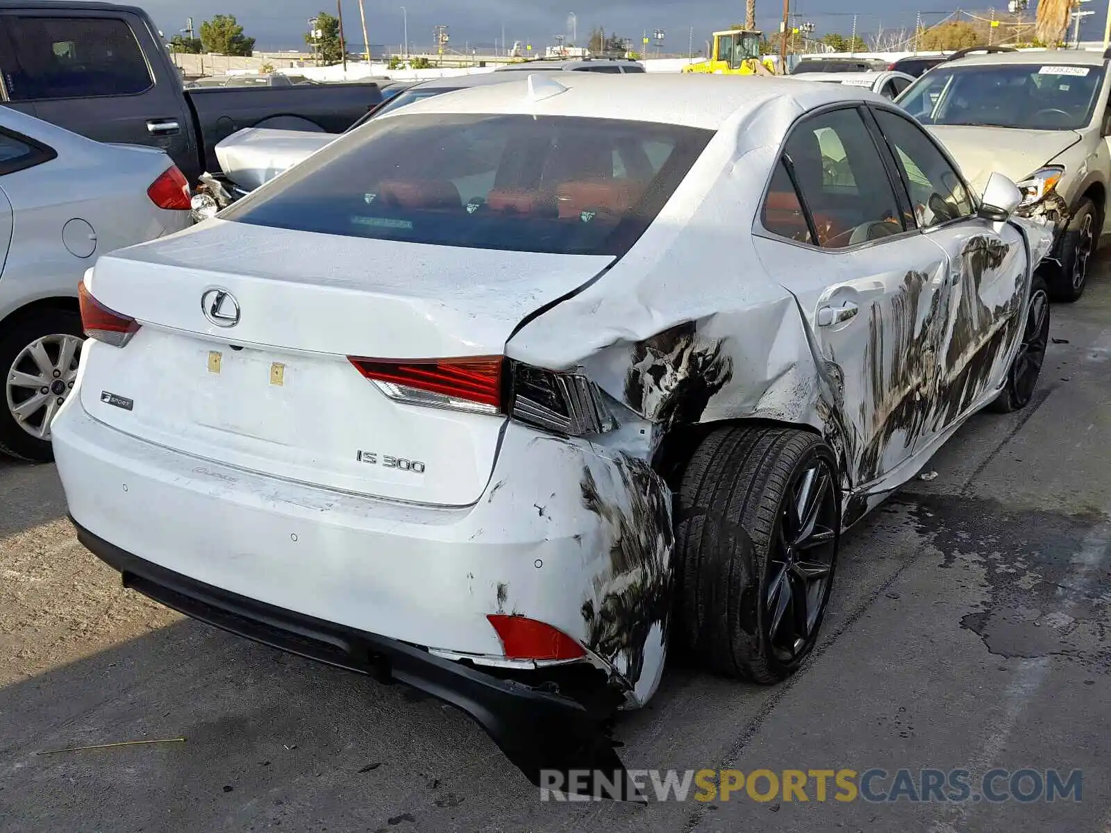 4 Photograph of a damaged car JTHBA1D24K5087655 LEXUS IS 2019