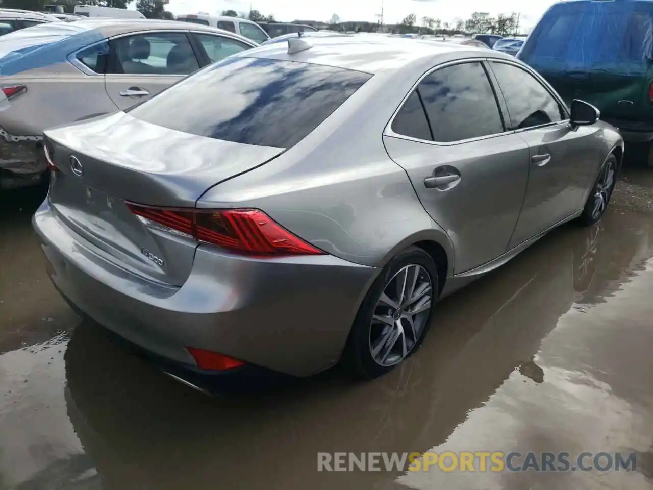 4 Photograph of a damaged car JTHBA1D24K5087851 LEXUS IS 2019