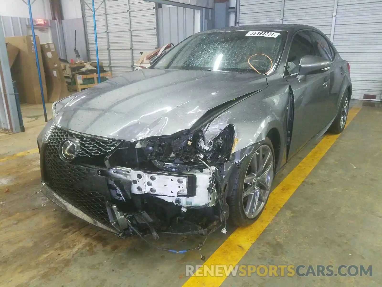 2 Photograph of a damaged car JTHBA1D24K5088028 LEXUS IS 2019