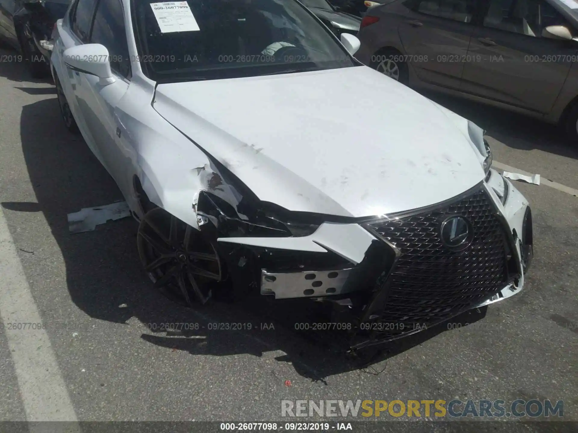 6 Photograph of a damaged car JTHBA1D24K5088479 LEXUS IS 2019