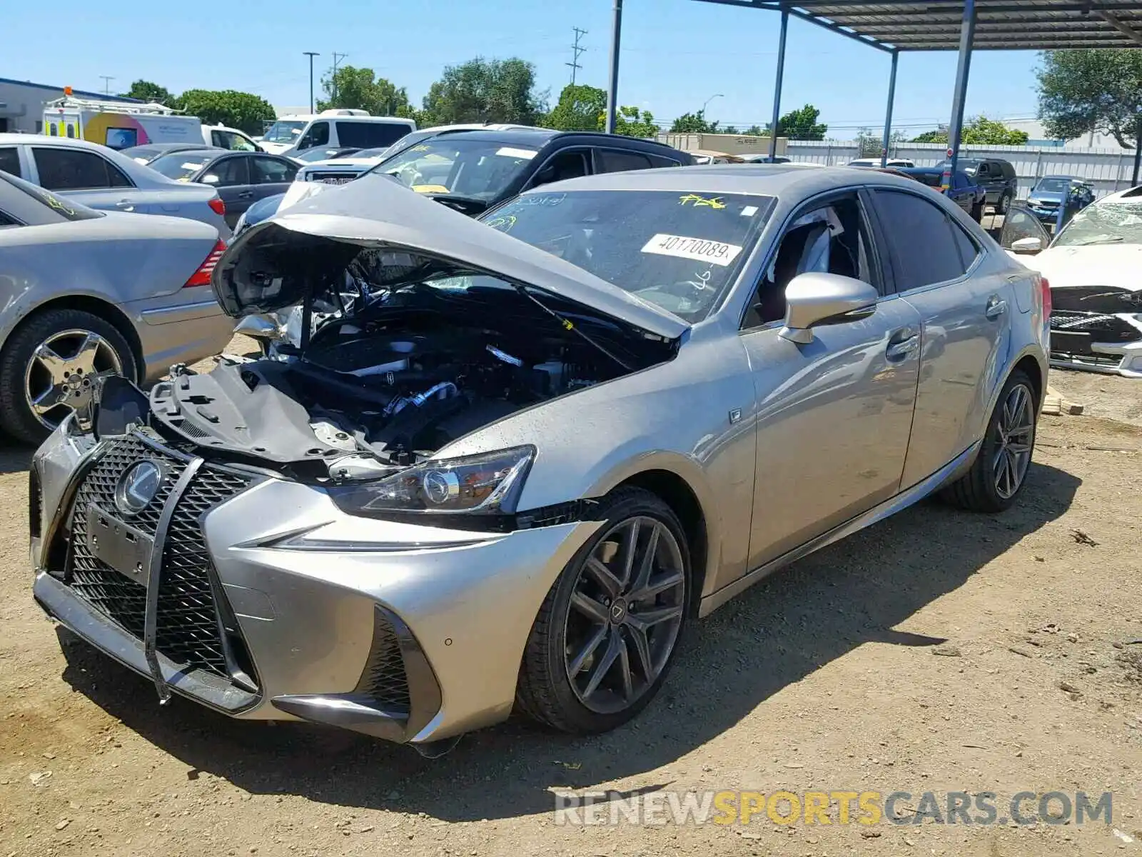 2 Photograph of a damaged car JTHBA1D24K5089440 LEXUS IS 2019