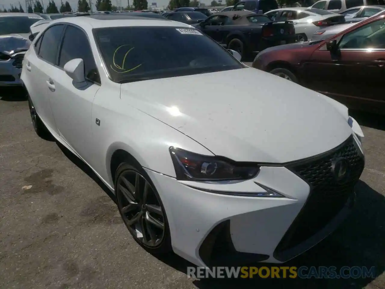 1 Photograph of a damaged car JTHBA1D24K5090183 LEXUS IS 2019