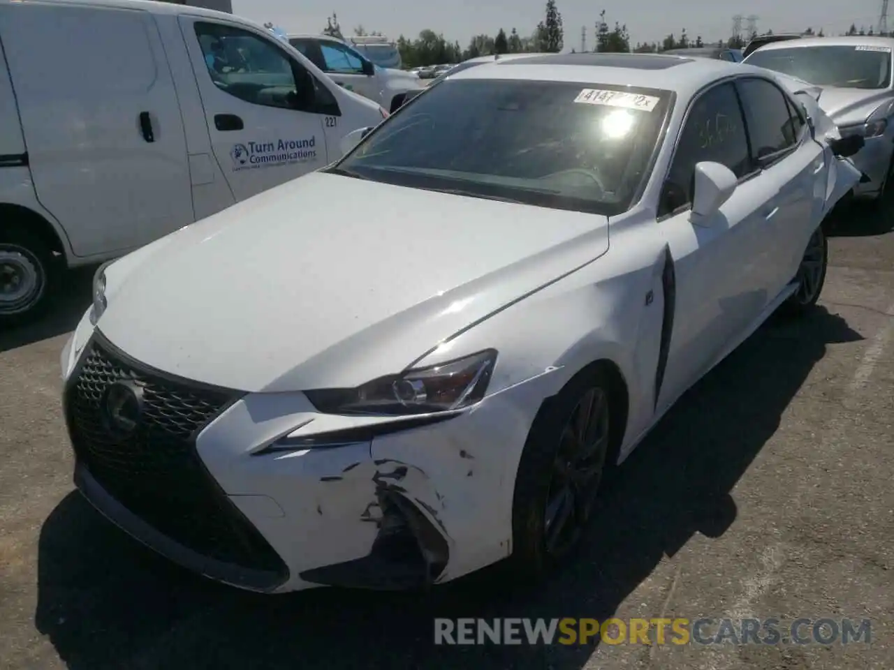 2 Photograph of a damaged car JTHBA1D24K5090183 LEXUS IS 2019