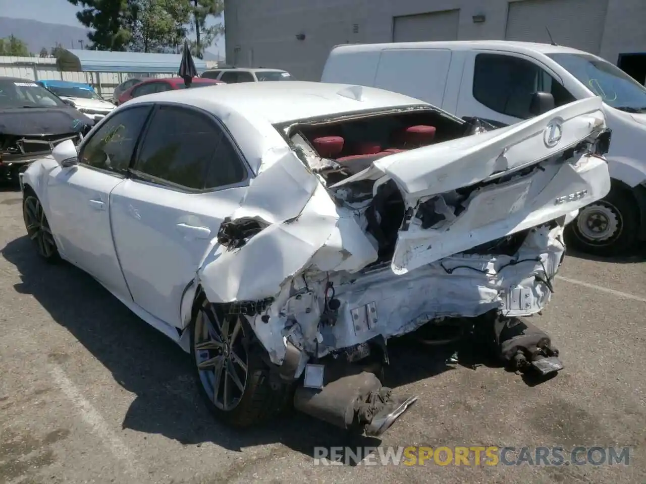 3 Photograph of a damaged car JTHBA1D24K5090183 LEXUS IS 2019