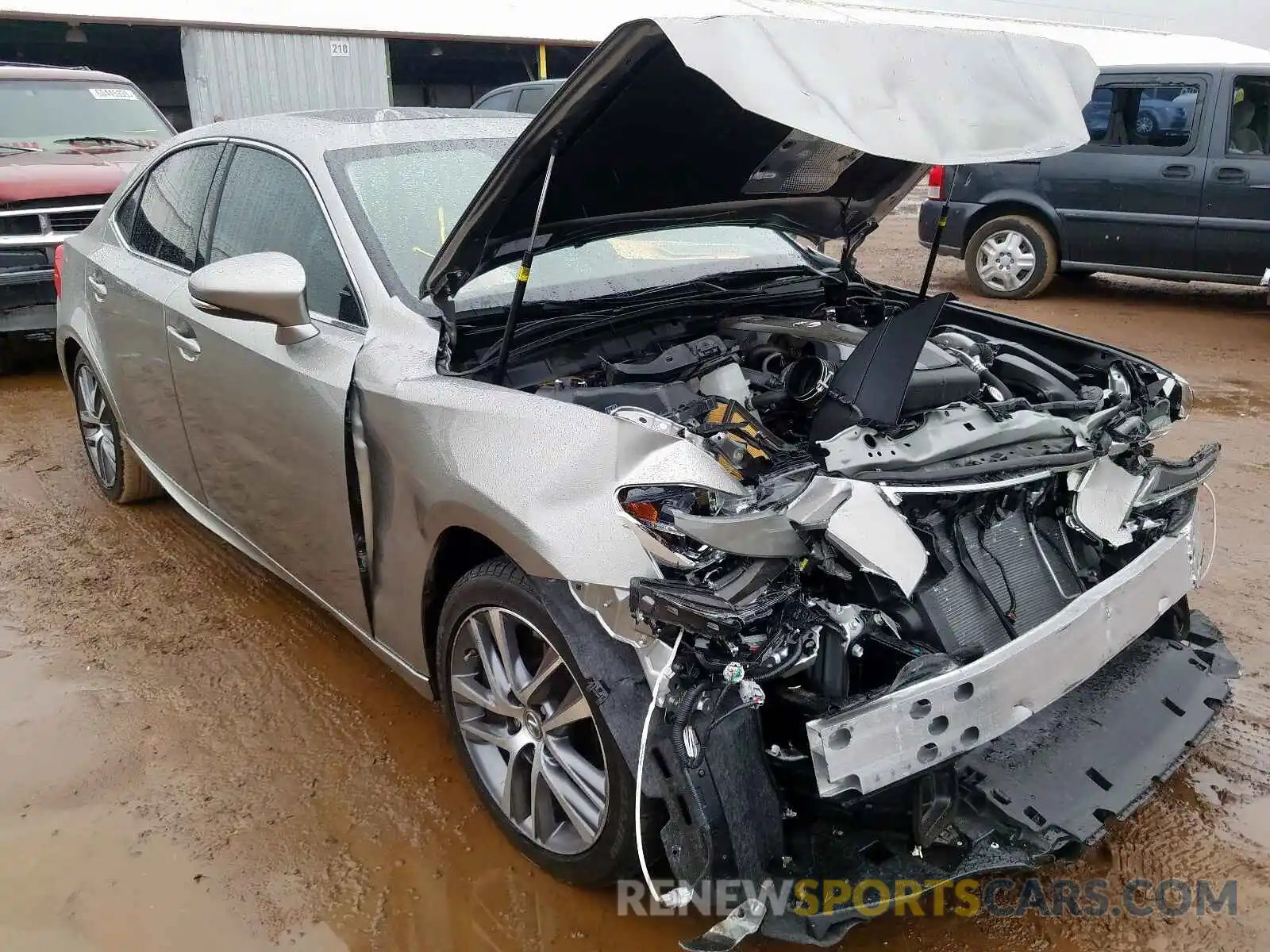 1 Photograph of a damaged car JTHBA1D24K5090393 LEXUS IS 2019