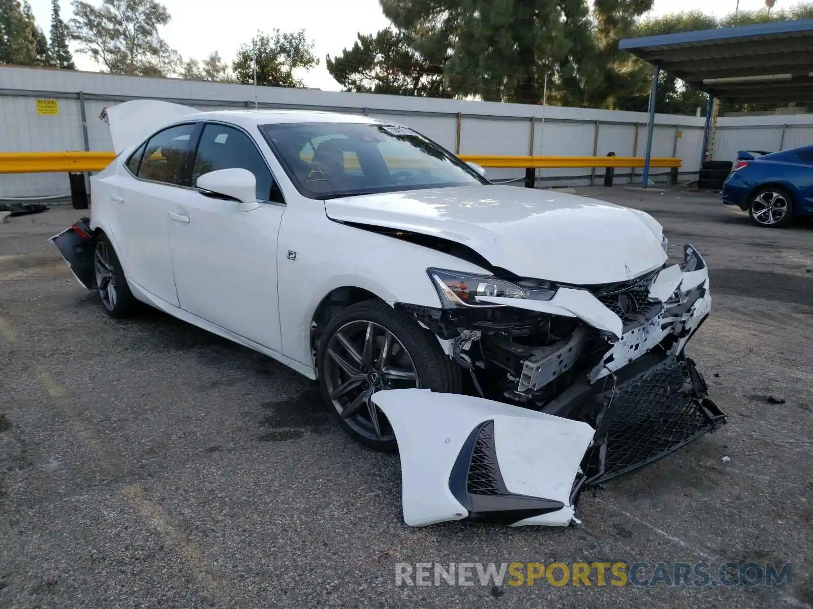 1 Photograph of a damaged car JTHBA1D24K5091690 LEXUS IS 2019