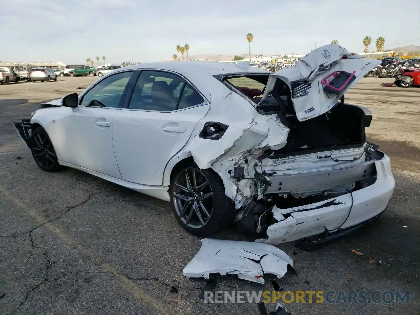 3 Photograph of a damaged car JTHBA1D24K5091690 LEXUS IS 2019