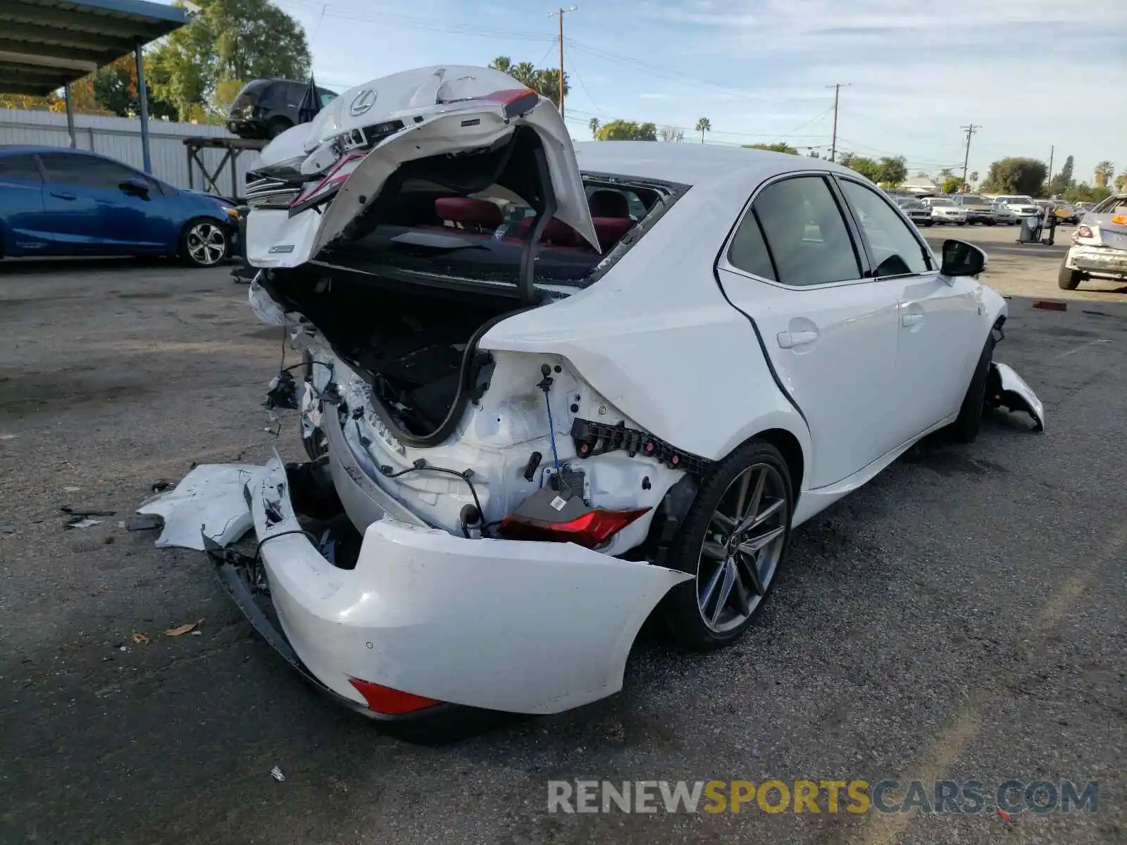 4 Photograph of a damaged car JTHBA1D24K5091690 LEXUS IS 2019