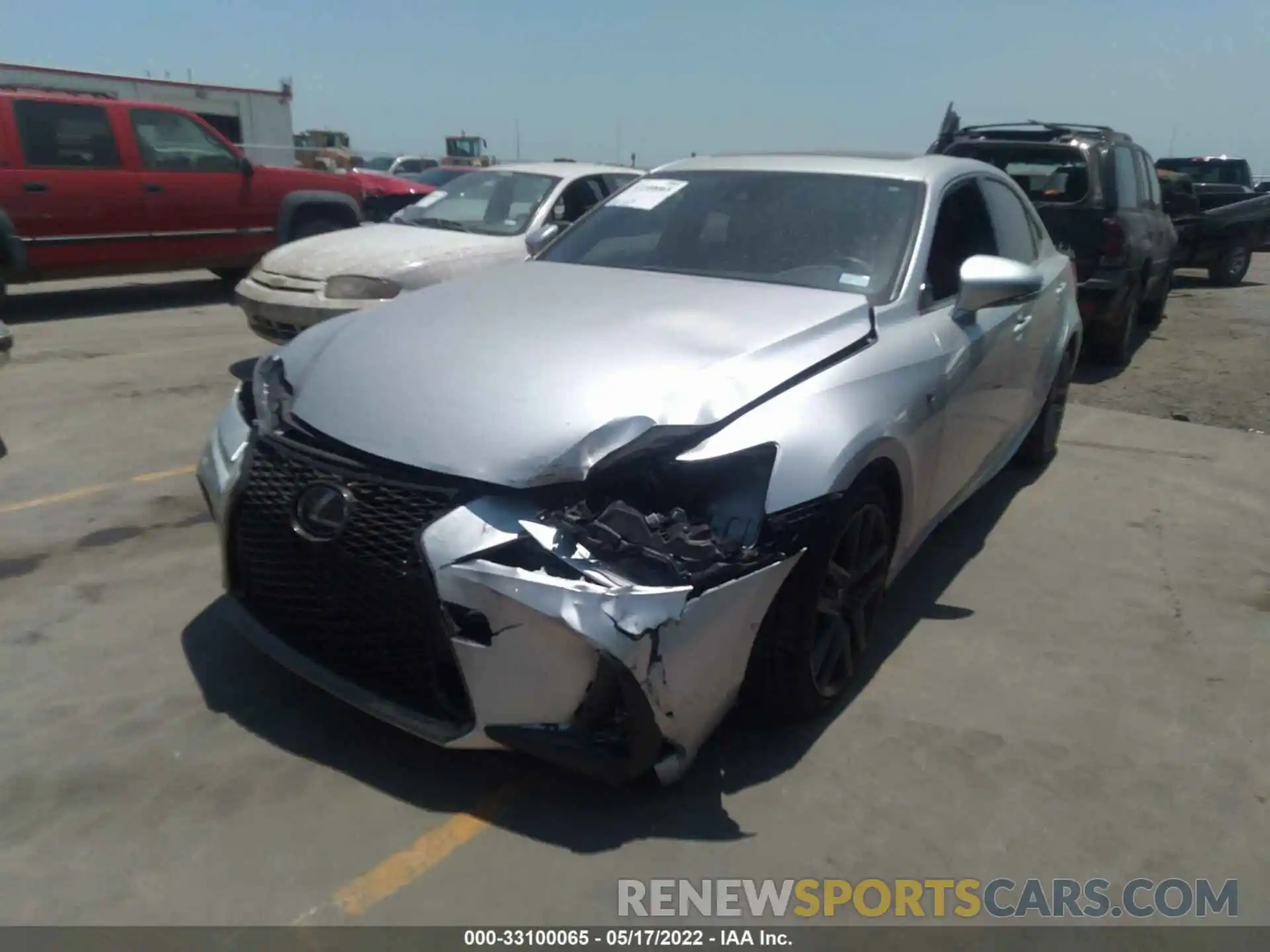 2 Фотография поврежденного автомобиля JTHBA1D24K5092399 LEXUS IS 2019