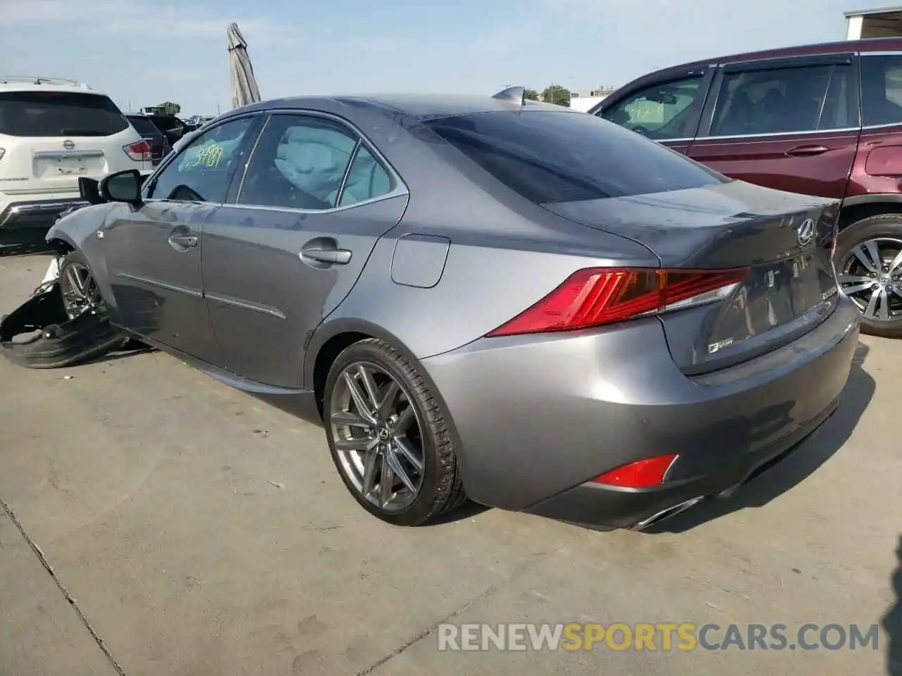 3 Photograph of a damaged car JTHBA1D24K5092824 LEXUS IS 2019