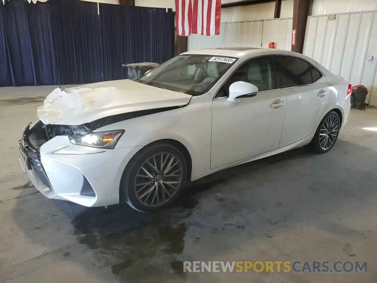 1 Photograph of a damaged car JTHBA1D24K5093360 LEXUS IS 2019