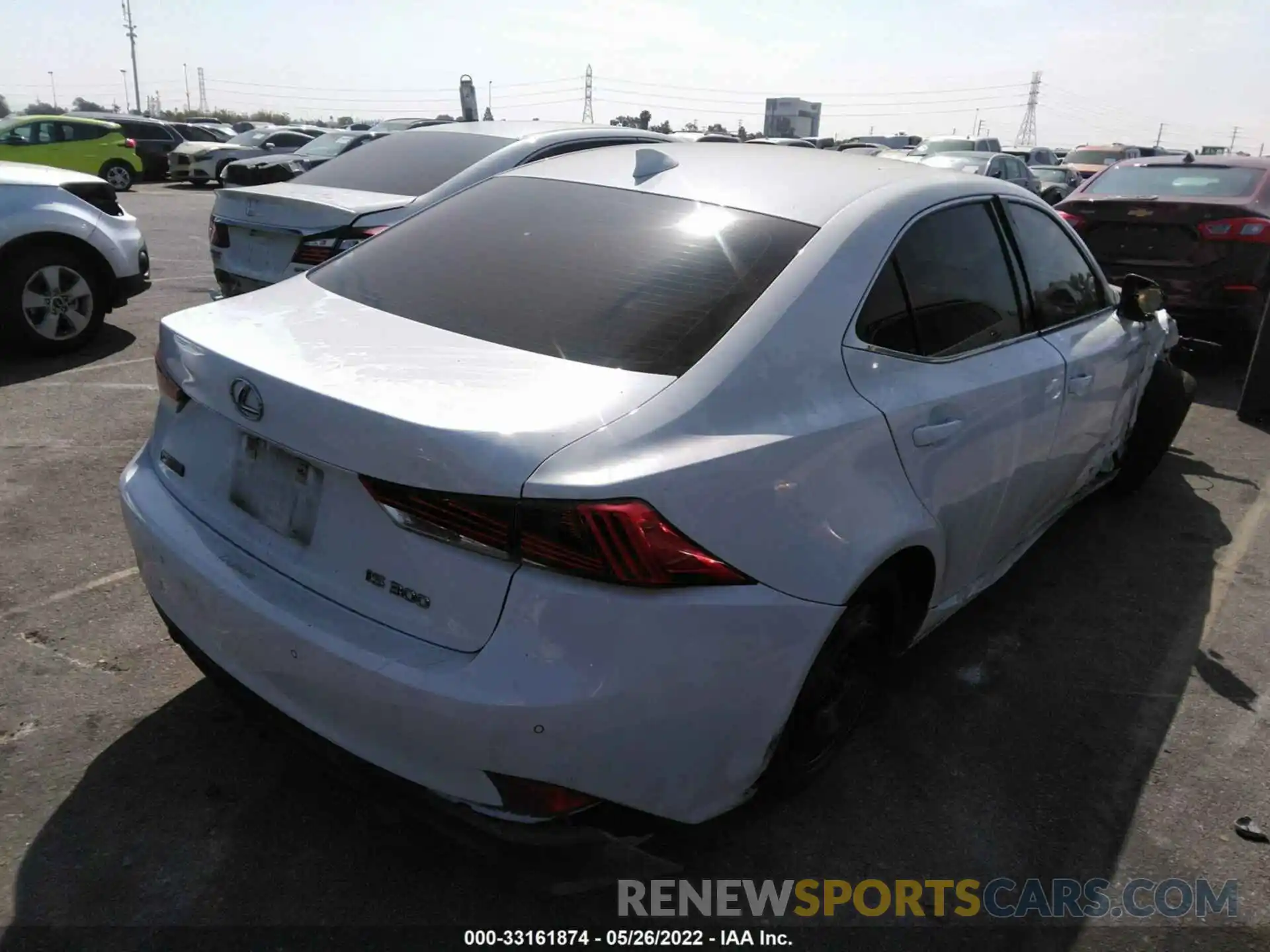 4 Фотография поврежденного автомобиля JTHBA1D24K5093424 LEXUS IS 2019