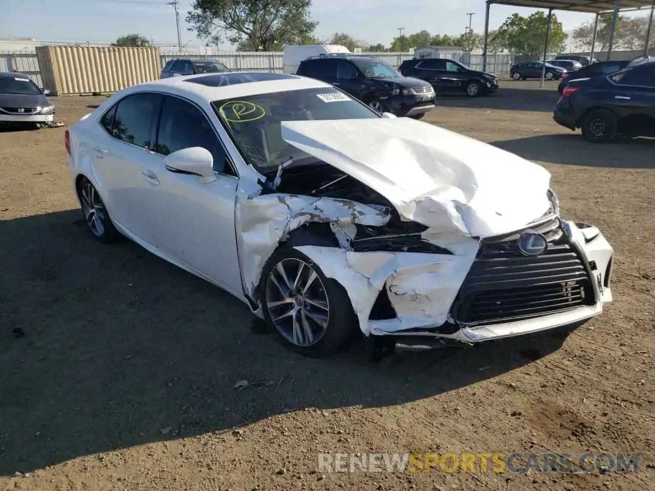 1 Photograph of a damaged car JTHBA1D24K5094072 LEXUS IS 2019