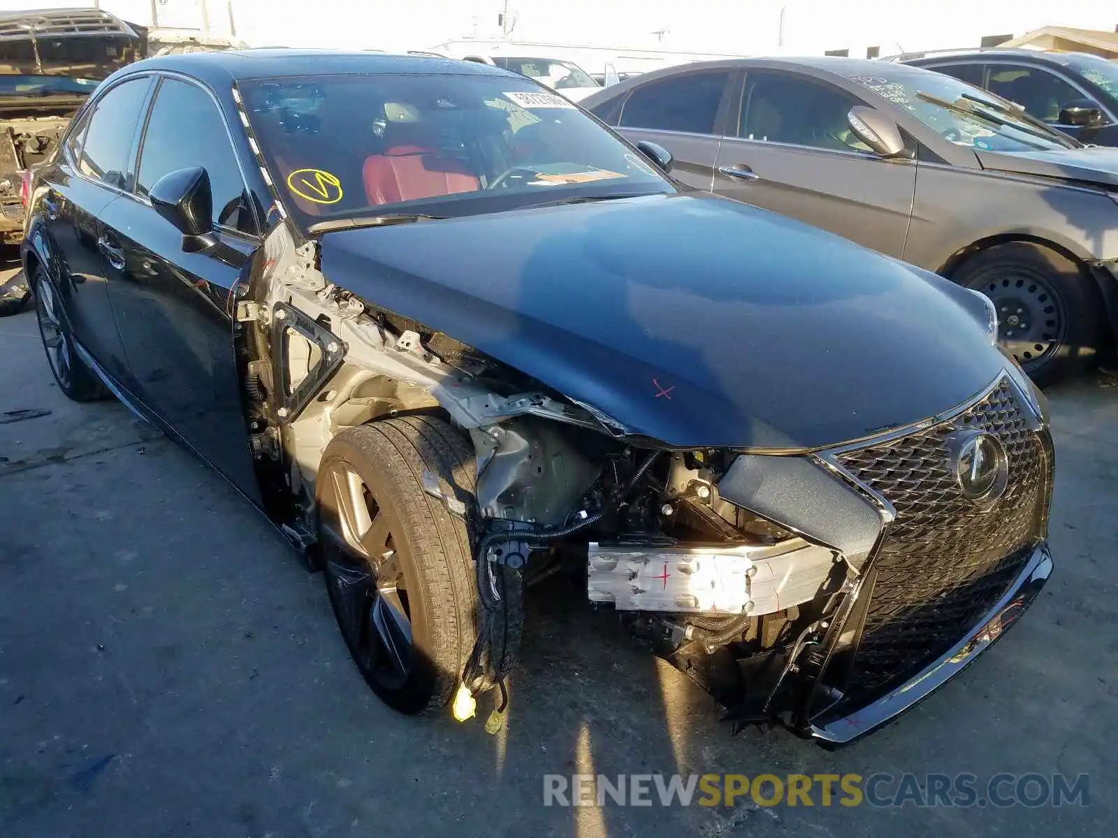 1 Photograph of a damaged car JTHBA1D24K5094170 LEXUS IS 2019