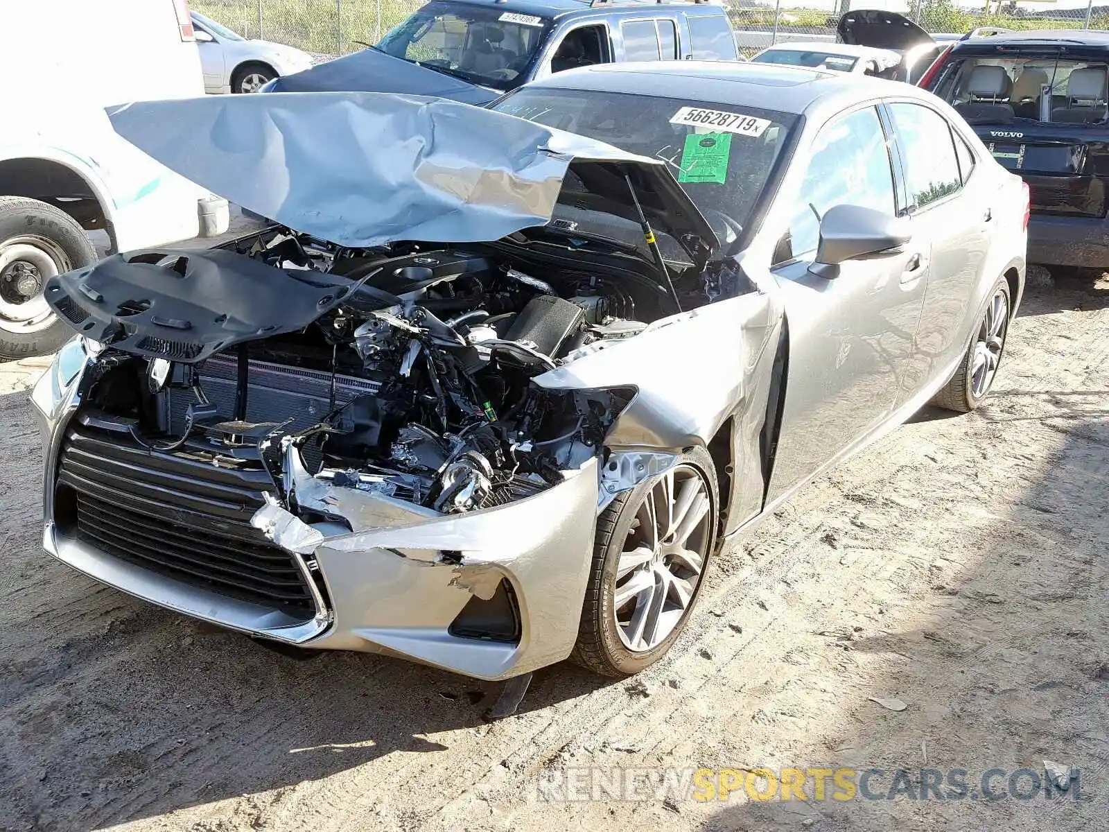 2 Photograph of a damaged car JTHBA1D24K5095447 LEXUS IS 2019