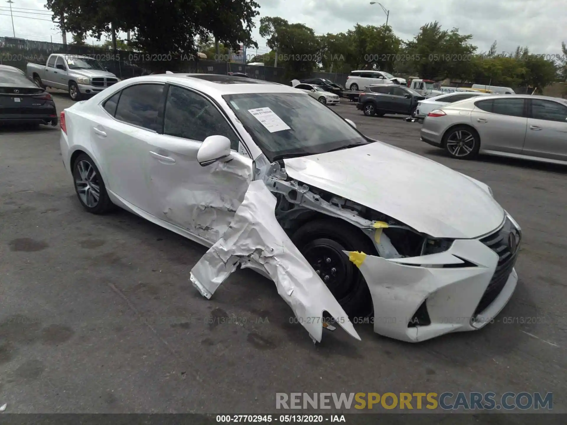 1 Photograph of a damaged car JTHBA1D24K5097425 LEXUS IS 2019