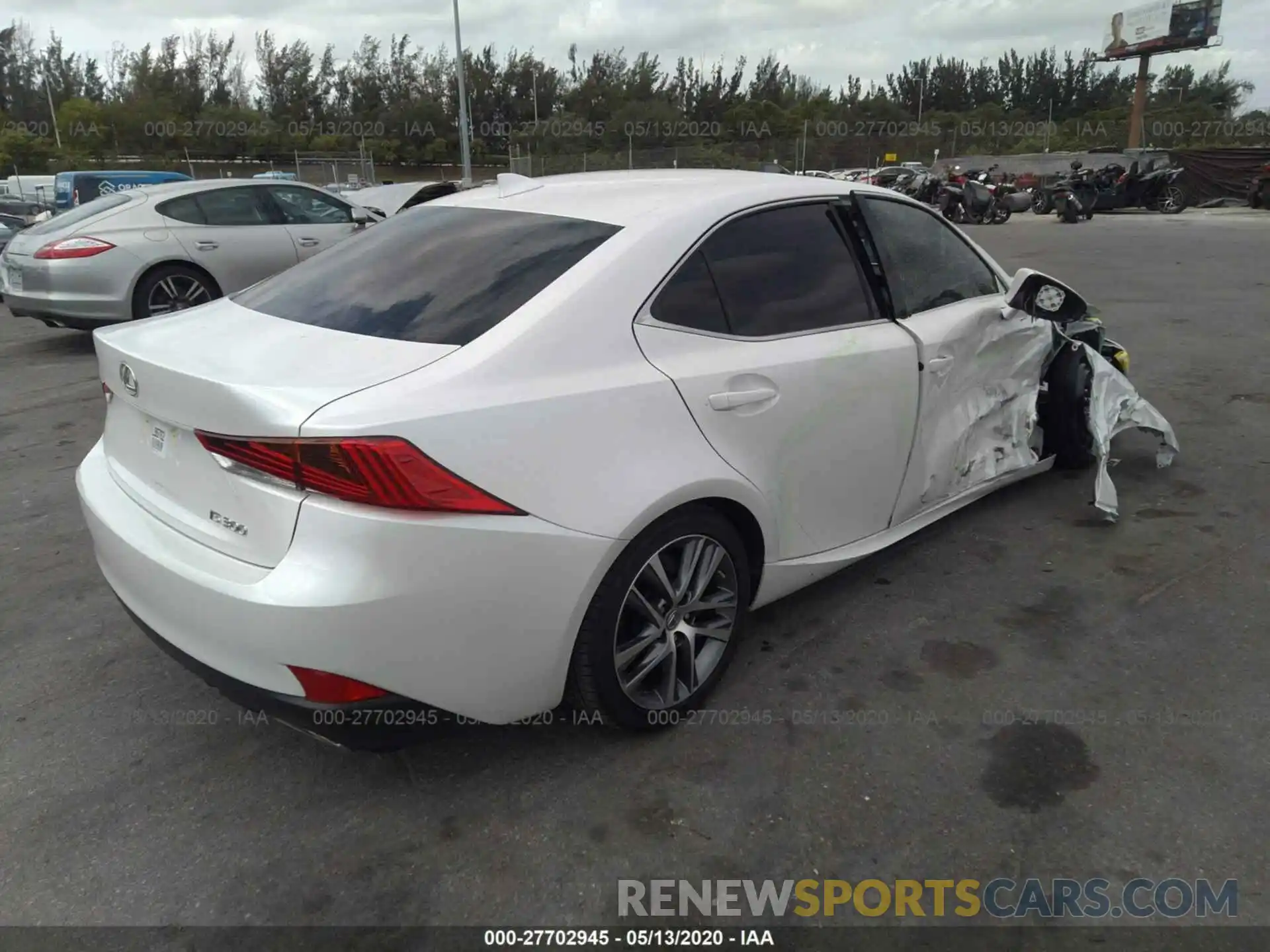 4 Photograph of a damaged car JTHBA1D24K5097425 LEXUS IS 2019