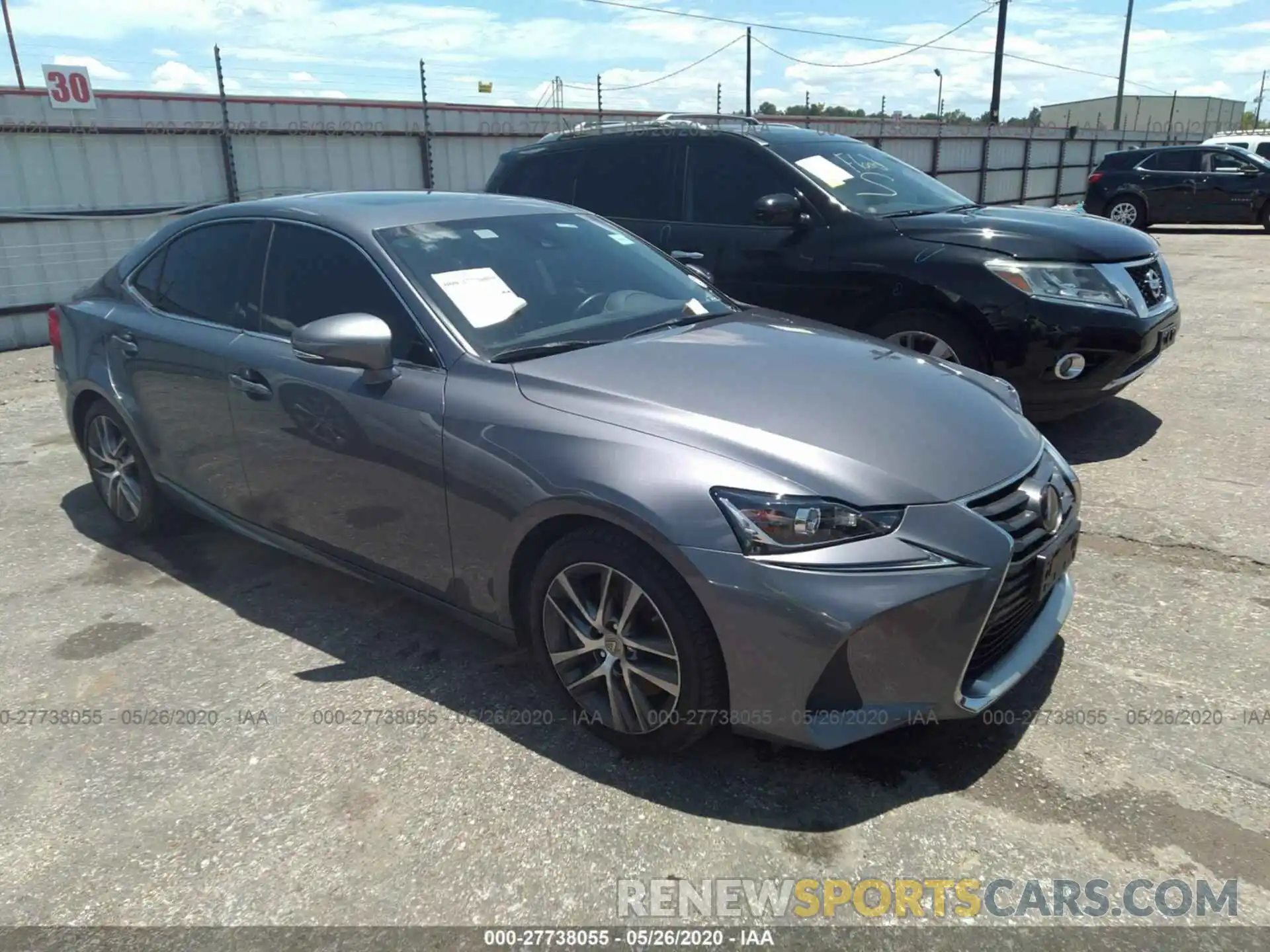 1 Photograph of a damaged car JTHBA1D24K5098798 LEXUS IS 2019