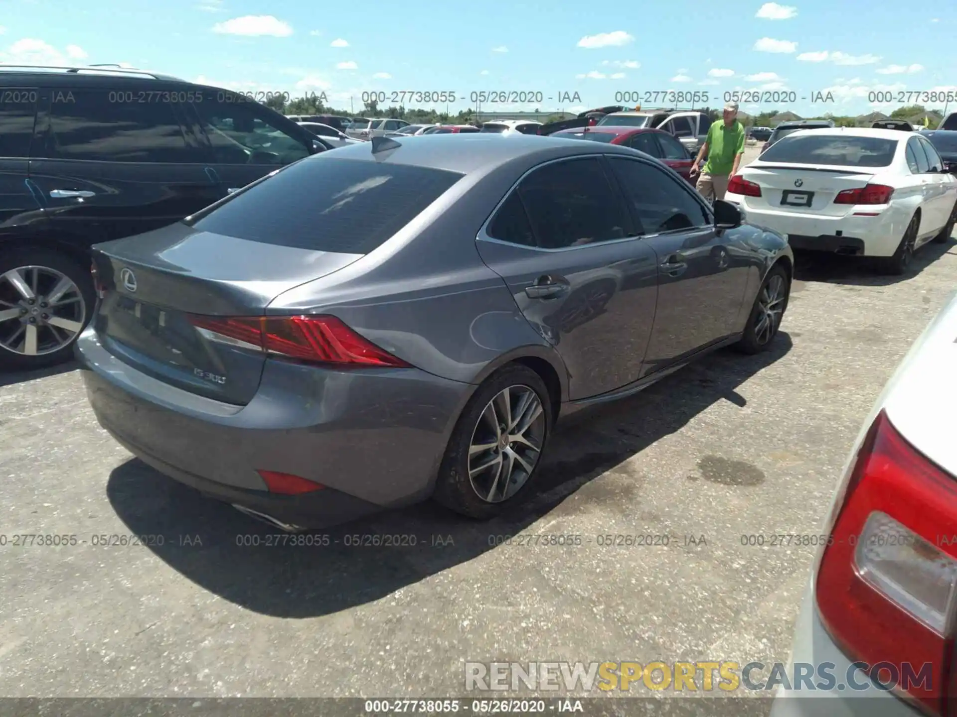 4 Photograph of a damaged car JTHBA1D24K5098798 LEXUS IS 2019