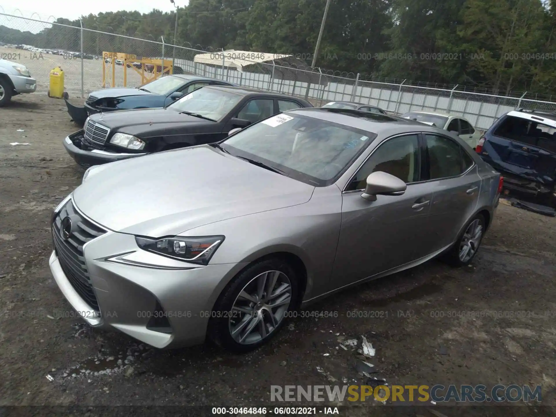 2 Photograph of a damaged car JTHBA1D24K5098820 LEXUS IS 2019