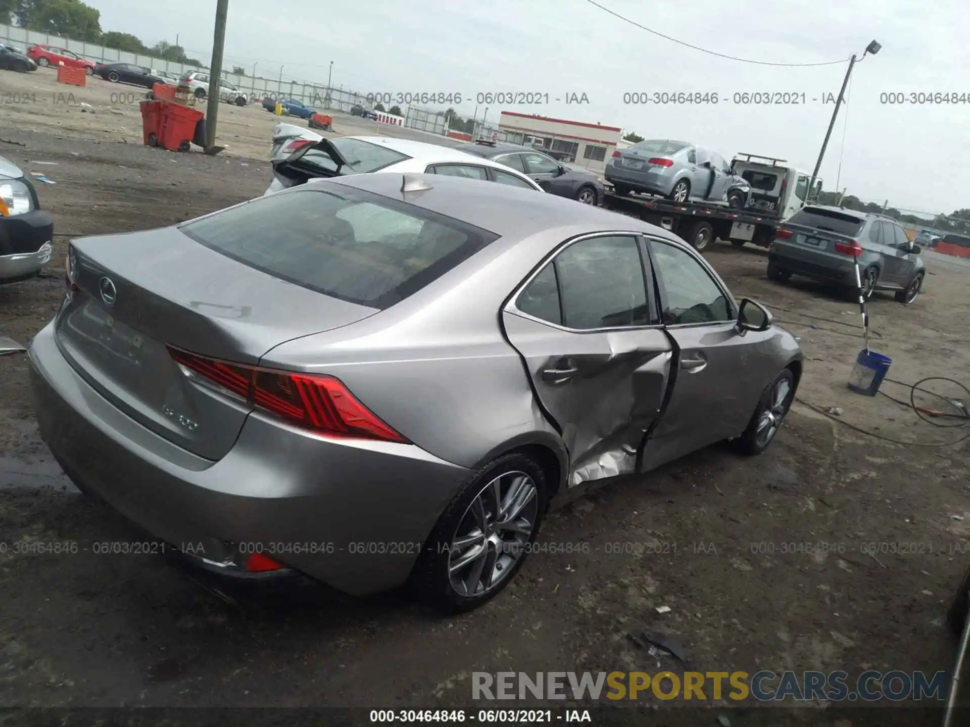 4 Photograph of a damaged car JTHBA1D24K5098820 LEXUS IS 2019