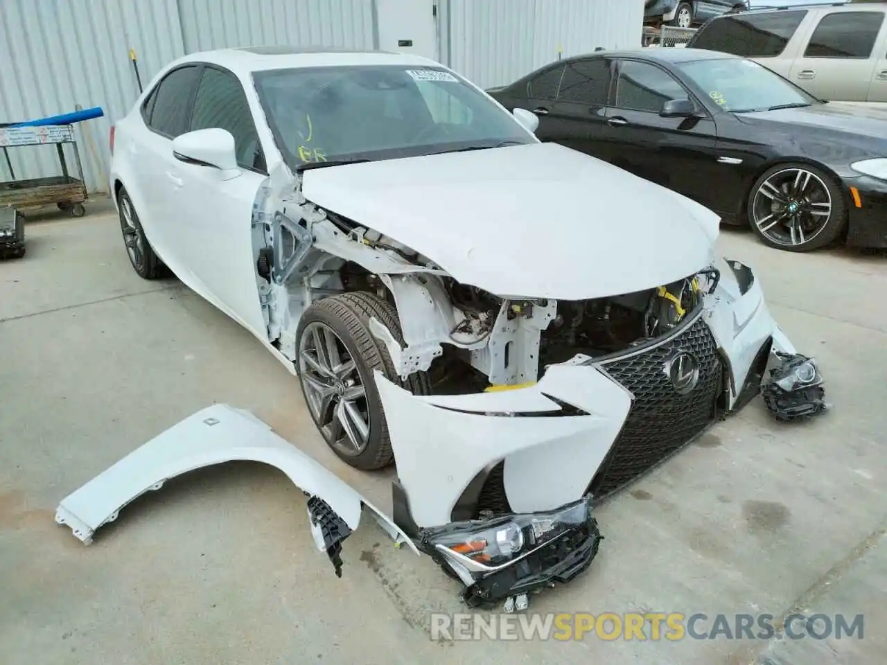 1 Photograph of a damaged car JTHBA1D24K5099207 LEXUS IS 2019