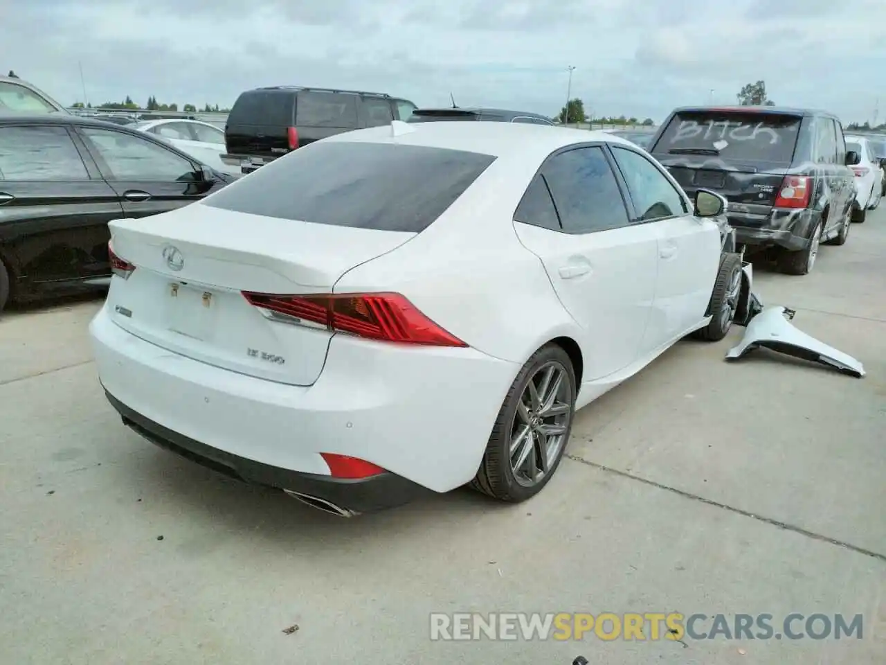 4 Photograph of a damaged car JTHBA1D24K5099207 LEXUS IS 2019