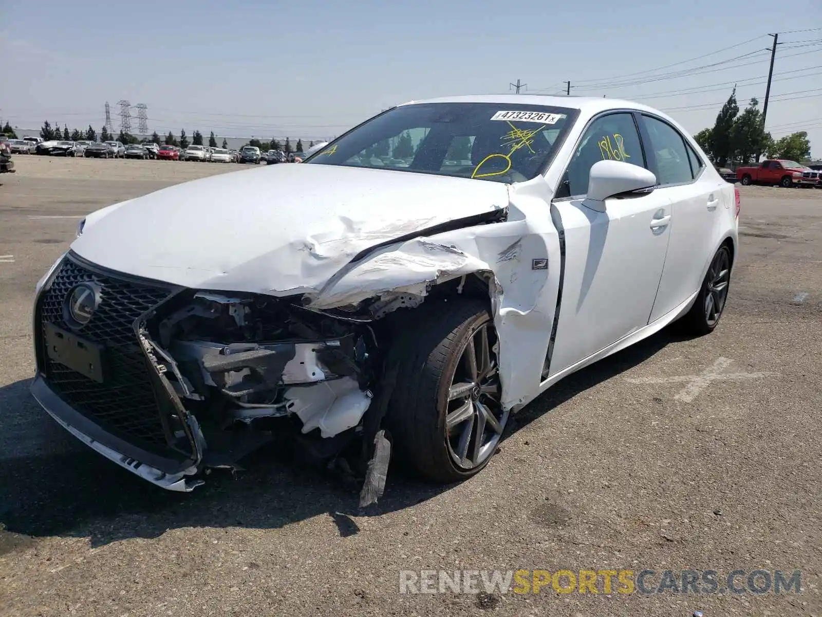 2 Photograph of a damaged car JTHBA1D24K5099482 LEXUS IS 2019