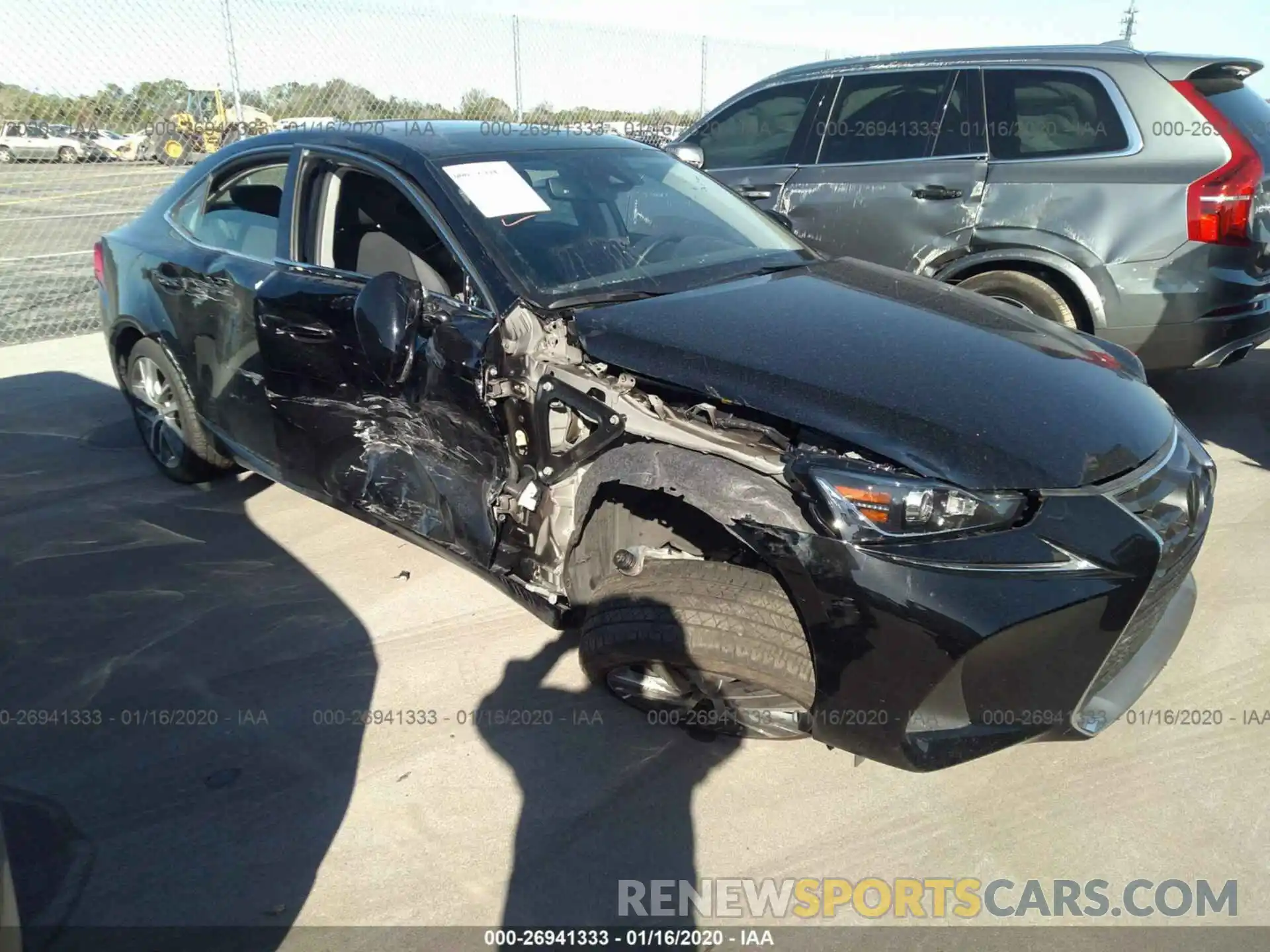 1 Photograph of a damaged car JTHBA1D24K5099529 LEXUS IS 2019