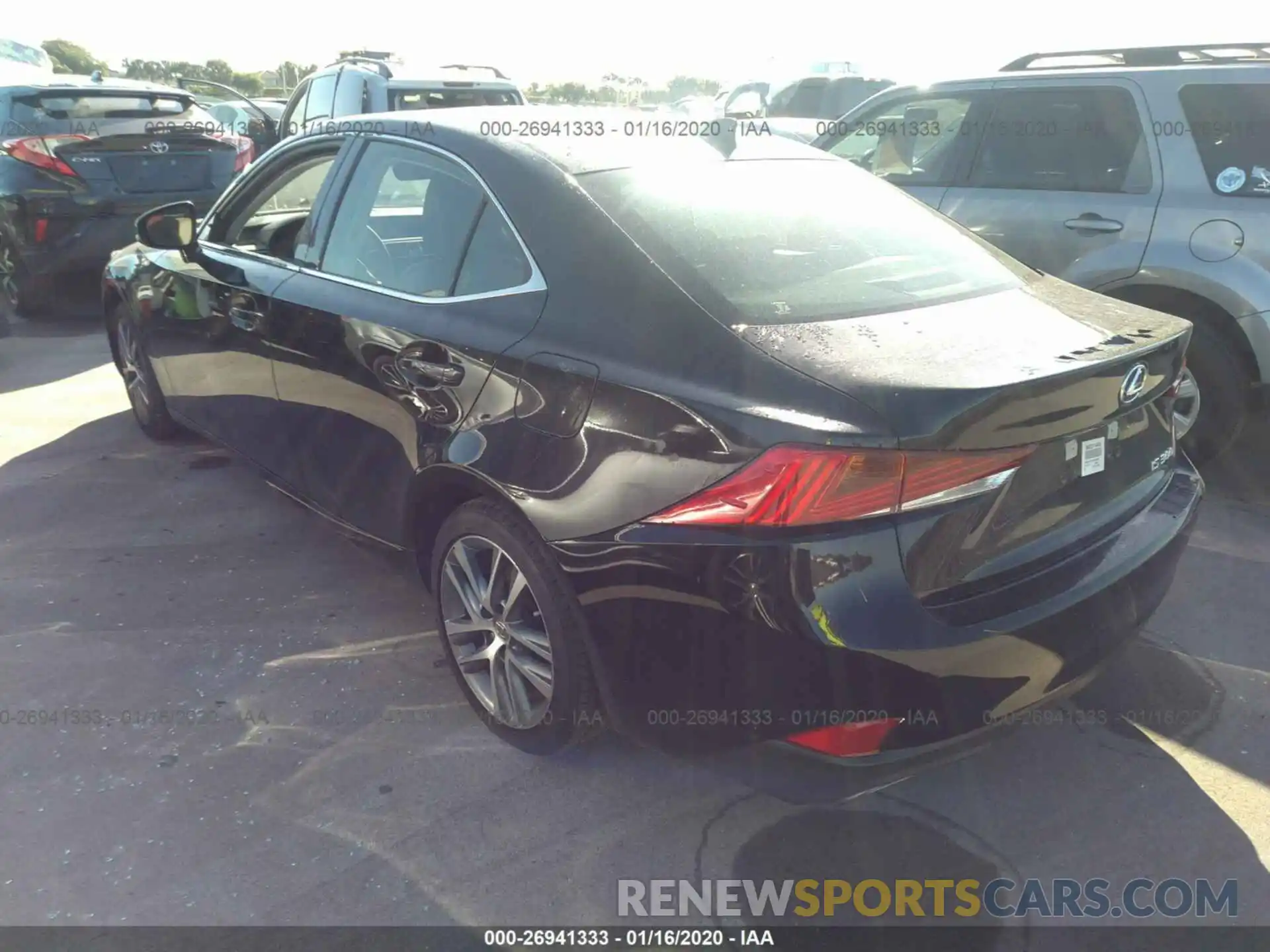 3 Photograph of a damaged car JTHBA1D24K5099529 LEXUS IS 2019