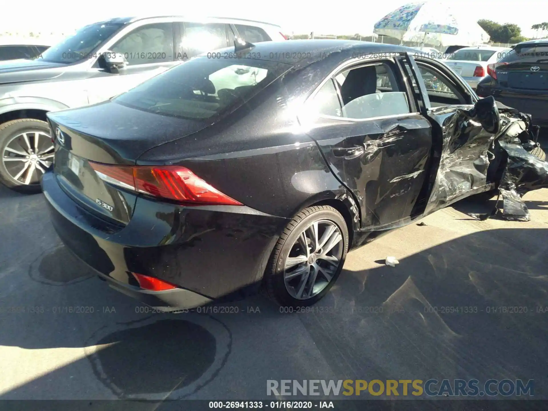 4 Photograph of a damaged car JTHBA1D24K5099529 LEXUS IS 2019