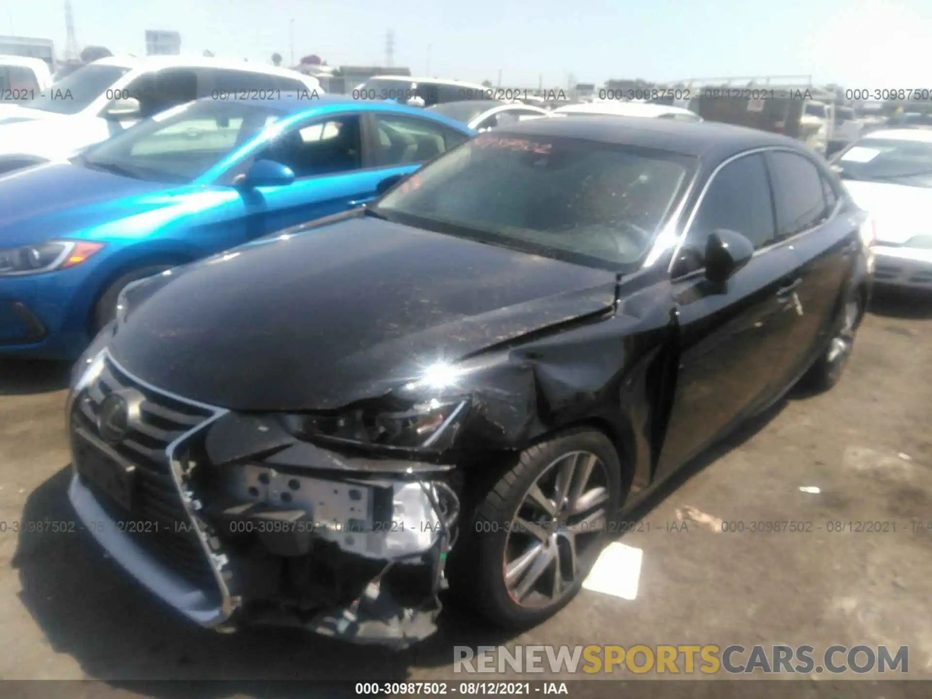 2 Photograph of a damaged car JTHBA1D24K5099546 LEXUS IS 2019