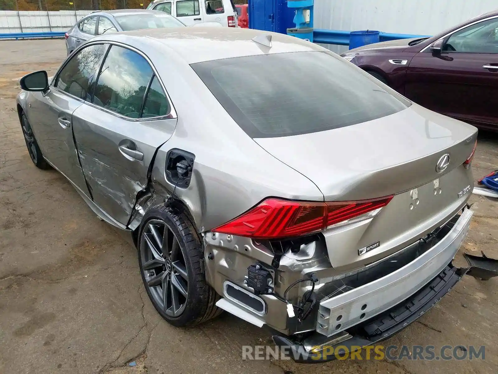 3 Photograph of a damaged car JTHBA1D24K5100226 LEXUS IS 2019