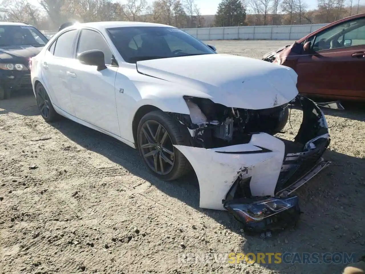 1 Photograph of a damaged car JTHBA1D24K5100324 LEXUS IS 2019