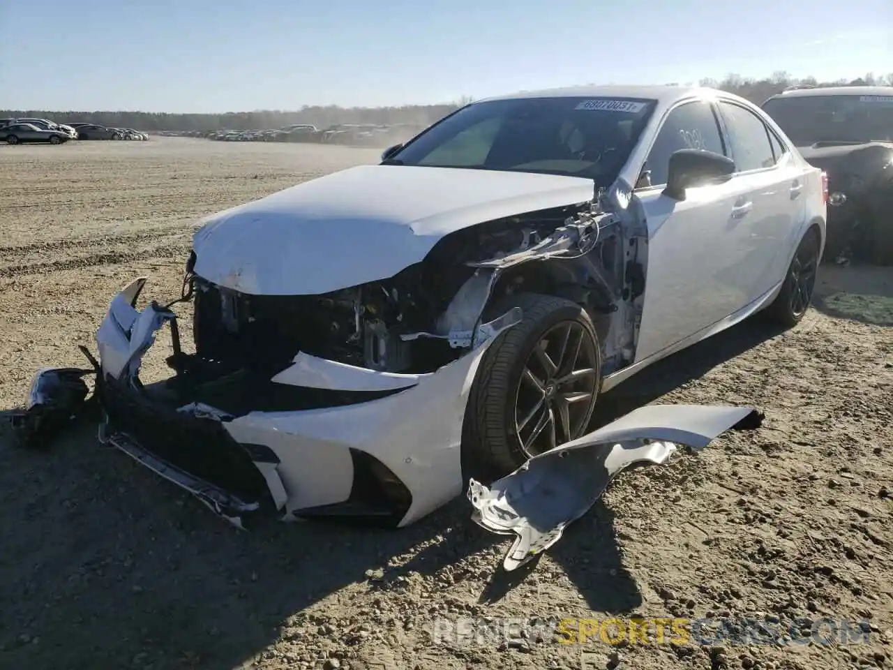 2 Photograph of a damaged car JTHBA1D24K5100324 LEXUS IS 2019