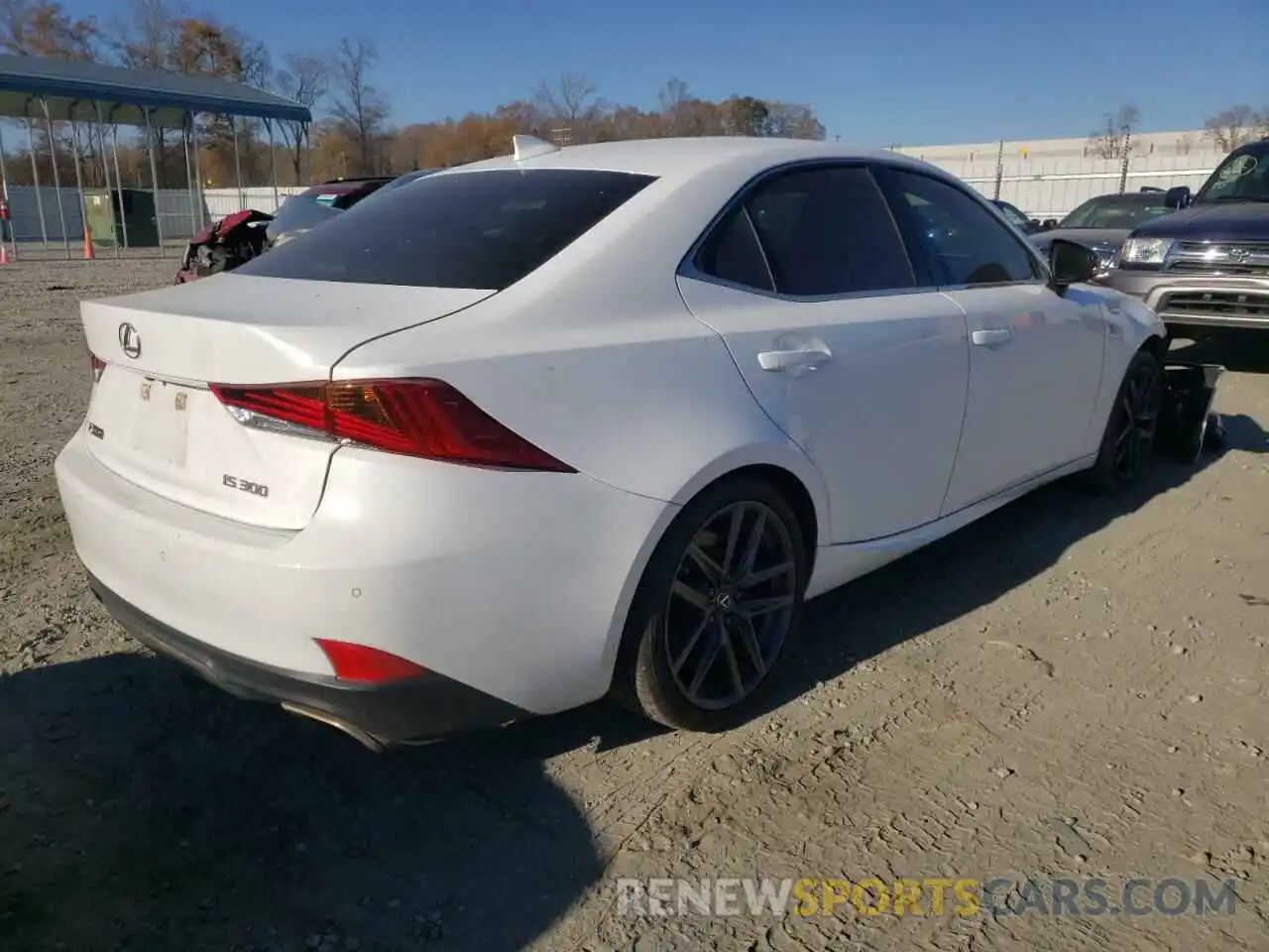 4 Фотография поврежденного автомобиля JTHBA1D24K5100324 LEXUS IS 2019