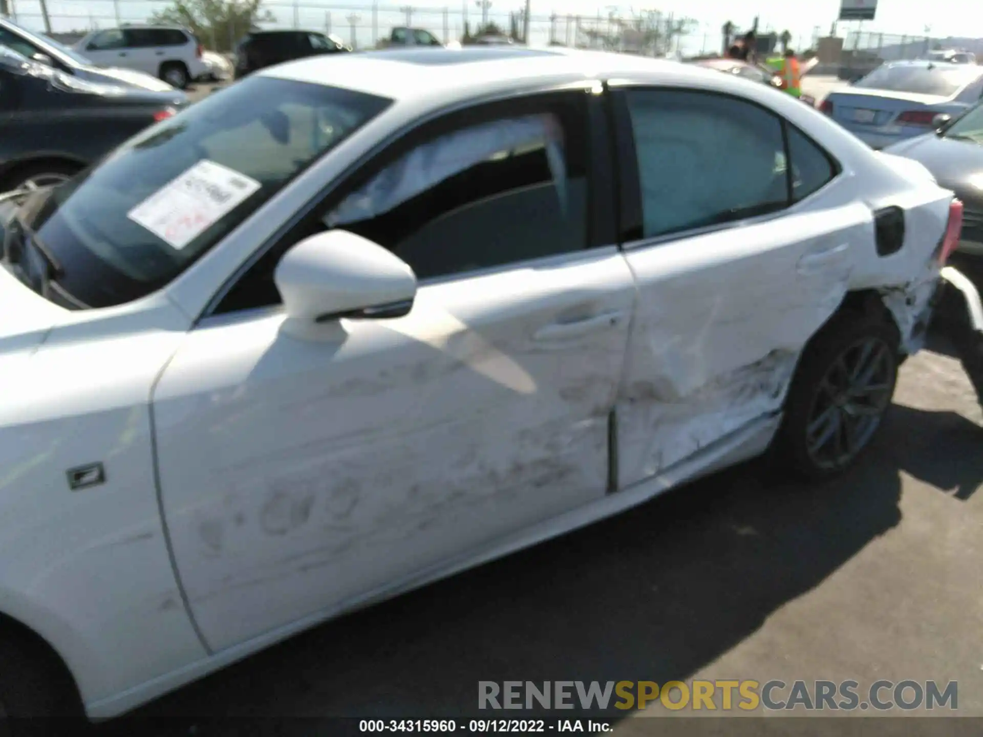 6 Photograph of a damaged car JTHBA1D24K5100386 LEXUS IS 2019