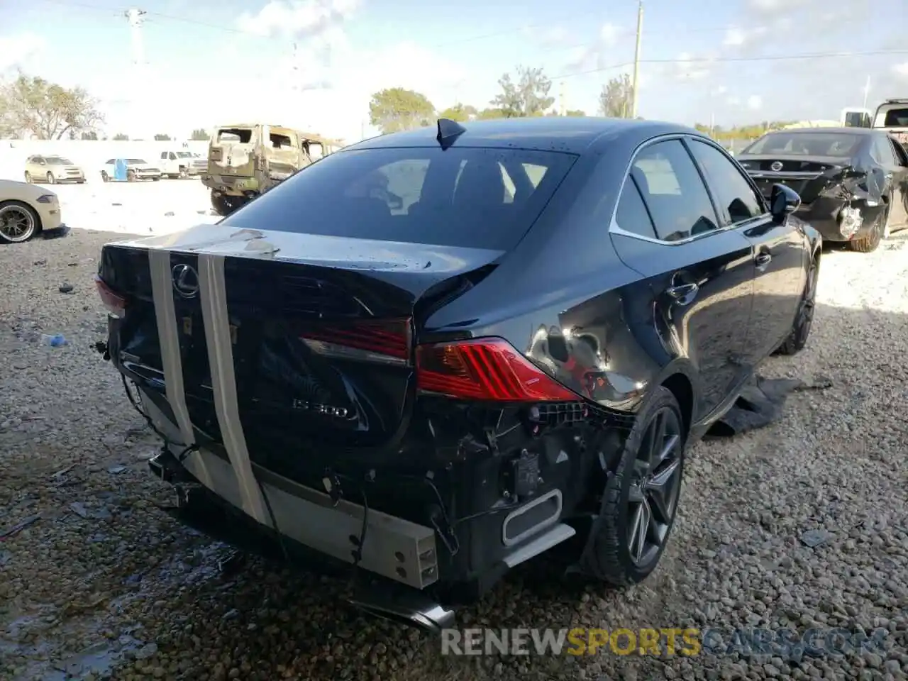 4 Photograph of a damaged car JTHBA1D25K5084568 LEXUS IS 2019